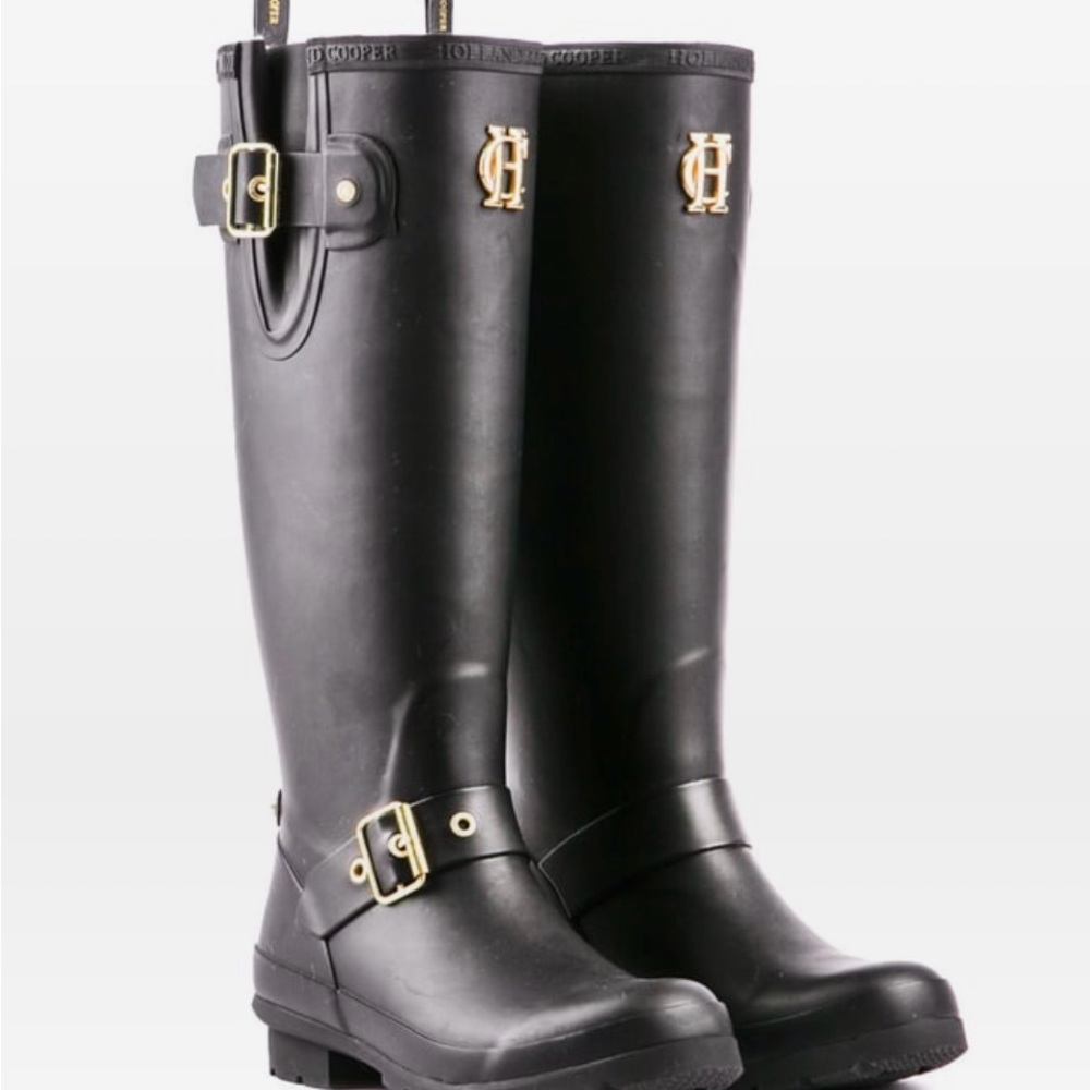 Sherpa Lined Regency Wellington Boots Holland Cooper US 10